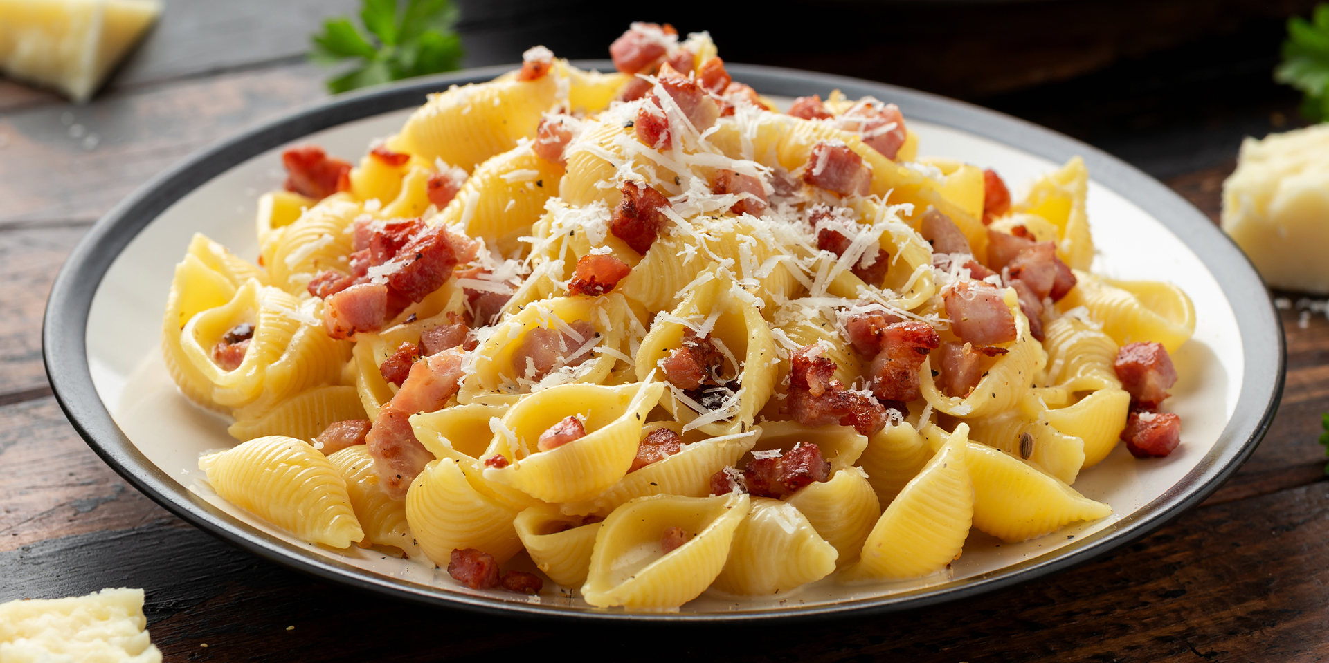 Conchiglie alla carbonara