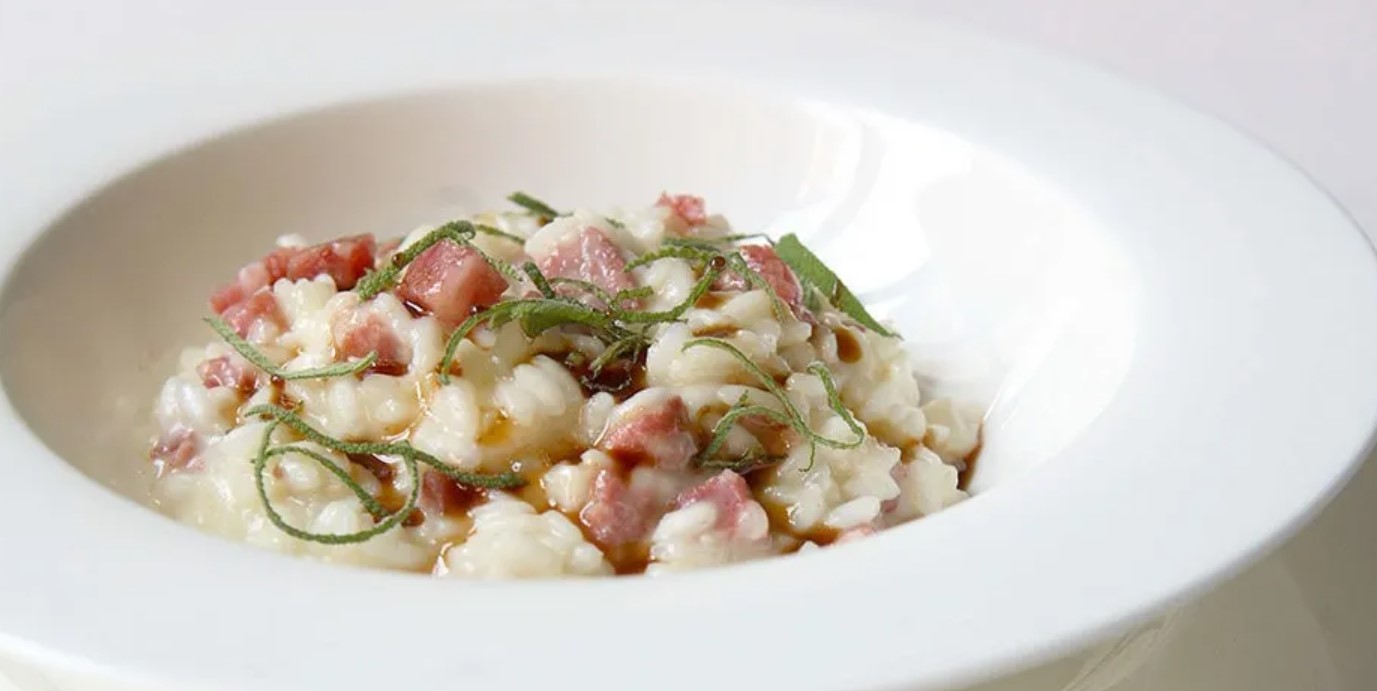 Risotto parmigiana salsiccia