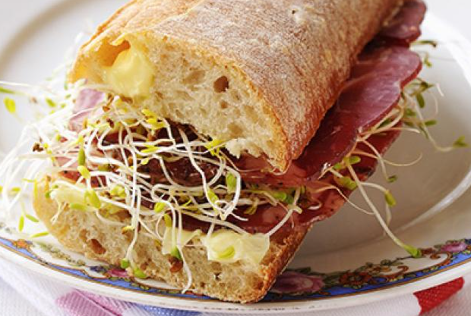 panino coppa germogli di soia