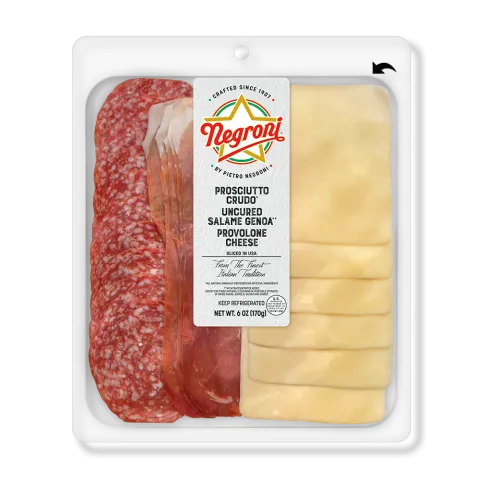 Uncured Salame Genoa, Prosciutto Crudo, Provolone Cheese