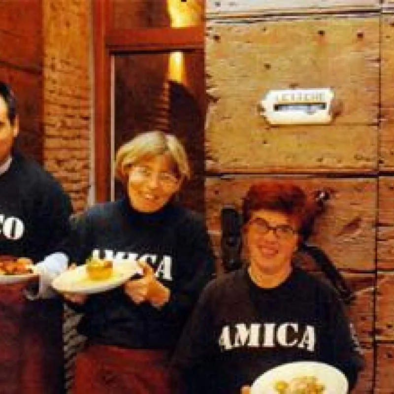 I protagonisti della Trattoria degli Amici di Roma