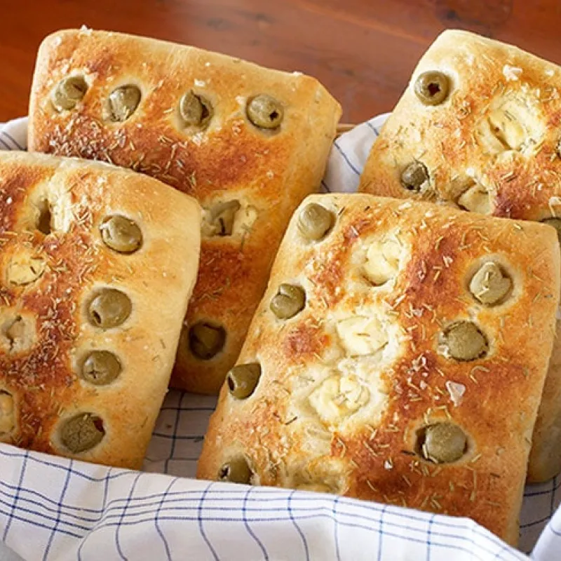 Focaccia alle olive