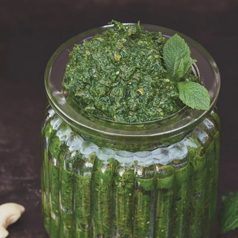 Pesto di menta, ricetta